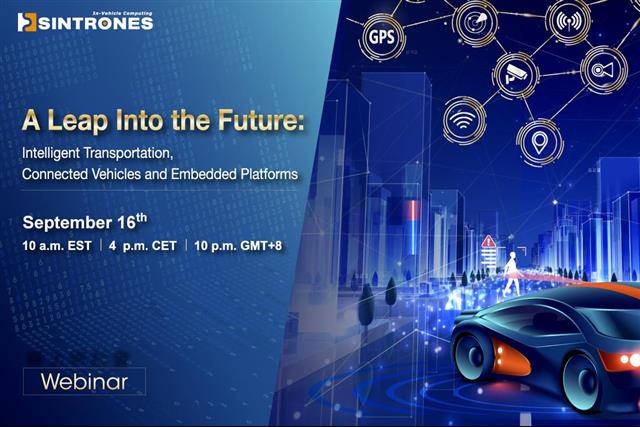 Shaping the future in 5G era, SINTRONES on-line event addressing intelligent transportation solutions
