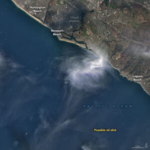 Read more about the article Satellites View California Oil Spill