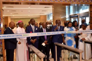 Read more about the article Sanwo-Olu unveils Ecobank Pan African Centre, lauds smart building initiative