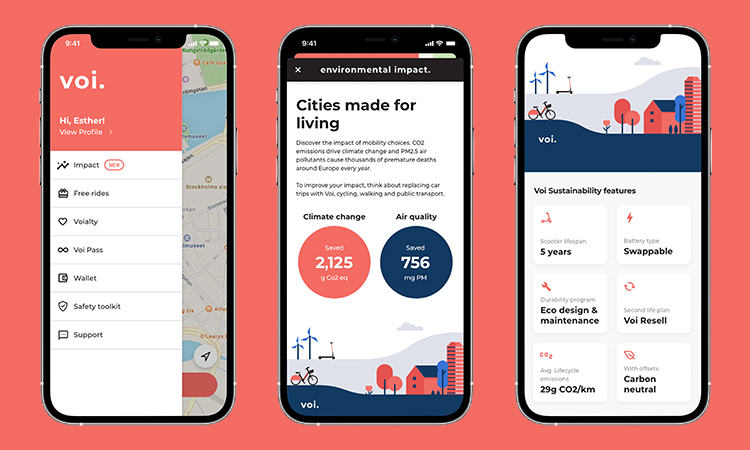 Voi introduces environmental impact app dashboard for riders to better understand journey emissions