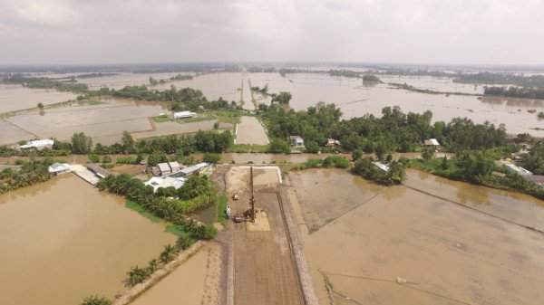 Remote sensing applied to monitor erosion in Mekong Delta